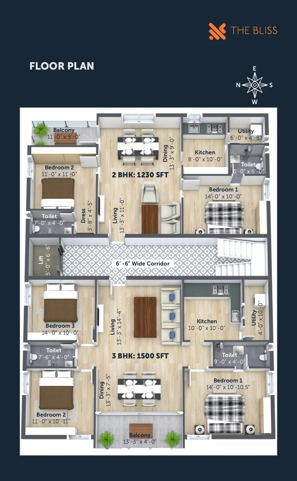 The Bliss brochure, specifications