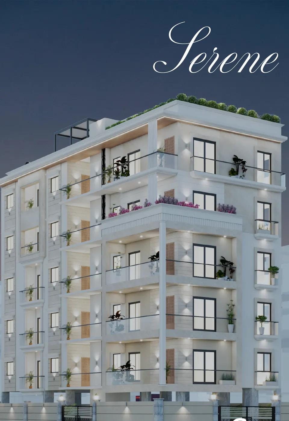 Serene, Kondapur — a GK Infra building whose flats GK Spaces finishes inside